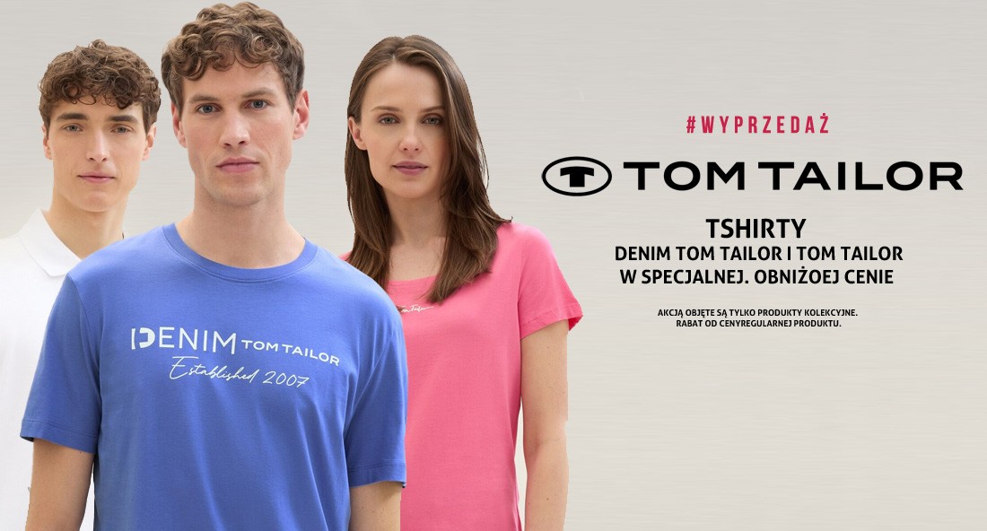 Tom Tailor / Denim Tom Tailor tshirts promo